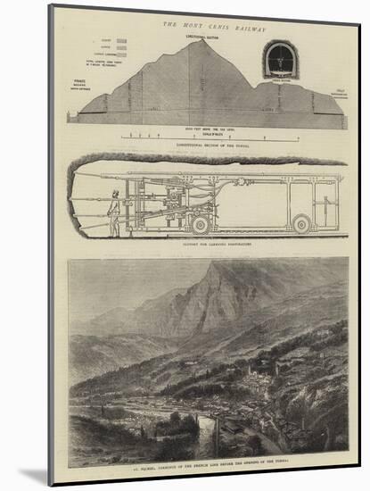 The Mont Cenis Railway-null-Mounted Giclee Print