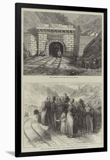 The Mont Cenis Tunnel-null-Framed Giclee Print