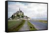 The Mont Saint Michel, France-null-Framed Stretched Canvas