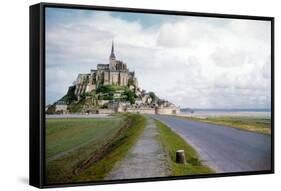 The Mont Saint Michel, France-null-Framed Stretched Canvas