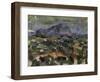 The Mont Sainte-Victoire, 1905-Paul Cézanne-Framed Giclee Print