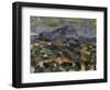 The Mont Sainte-Victoire, 1905-Paul Cézanne-Framed Giclee Print