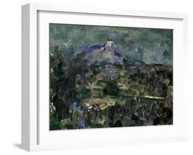 The Mont Sainte-Victoire, 1905-Paul Cézanne-Framed Giclee Print