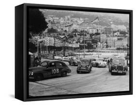 The Monte Carlo Rally, Monaco, 1954-null-Framed Stretched Canvas
