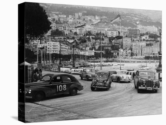 The Monte Carlo Rally, Monaco, 1954-null-Stretched Canvas