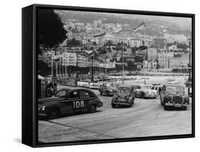 The Monte Carlo Rally, Monaco, 1954-null-Framed Stretched Canvas