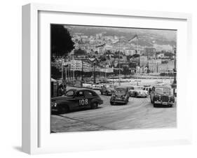 The Monte Carlo Rally, Monaco, 1954-null-Framed Photographic Print