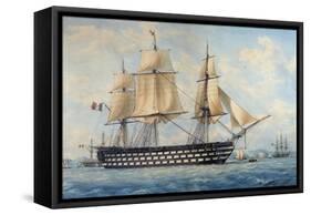 The Montebello Vessel, by Francois Roux (1811-1882), Watercolour, France, 19th Century-null-Framed Stretched Canvas