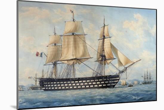 The Montebello Vessel, by Francois Roux (1811-1882), Watercolour, France, 19th Century-null-Mounted Giclee Print