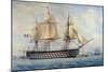 The Montebello Vessel, by Francois Roux (1811-1882), Watercolour, France, 19th Century-null-Mounted Giclee Print