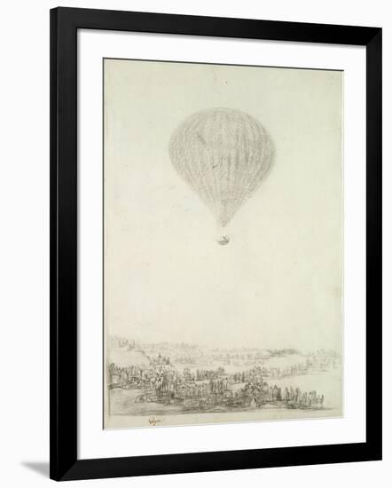 The Montgolfier Brothers, C.1800-08-Francisco de Goya-Framed Giclee Print