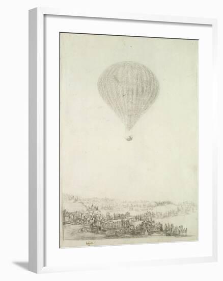 The Montgolfier Brothers, C.1800-08-Francisco de Goya-Framed Giclee Print