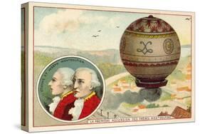 The Montgolfier Brothers First Balloon Ascent, 1783-null-Stretched Canvas