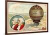 The Montgolfier Brothers First Balloon Ascent, 1783-null-Framed Giclee Print