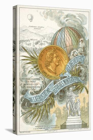 The Montgolfier Brothers, French Ballooning Pioneers-null-Stretched Canvas