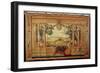 The Month of June/ Chateau of Fontainebleau, from the Series of Tapestries-Charles Le Brun-Framed Giclee Print