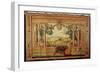 The Month of June/ Chateau of Fontainebleau, from the Series of Tapestries-Charles Le Brun-Framed Giclee Print