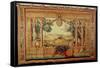 The Month of June/ Chateau of Fontainebleau, from the Series of Tapestries-Charles Le Brun-Framed Stretched Canvas