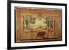 The Month of June/ Chateau of Fontainebleau, from the Series of Tapestries-Charles Le Brun-Framed Giclee Print
