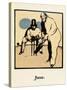 The Month of June, from 'An Almanac of Twelve Sports', with Words by Rudyard Kipling, First Publish-William Nicholson-Stretched Canvas