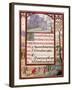 The Month of June, Miniature from Book of Hours of King Don Manuel, Manuscript, 1517, Portugal.-null-Framed Giclee Print