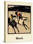 The Month of March, from 'An Almanac of Twelve Sports', with Words by Rudyard Kipling, First Publis-William Nicholson-Stretched Canvas