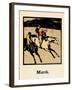 The Month of March, from 'An Almanac of Twelve Sports', with Words by Rudyard Kipling, First Publis-William Nicholson-Framed Giclee Print