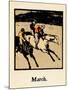 The Month of March, from 'An Almanac of Twelve Sports', with Words by Rudyard Kipling, First Publis-William Nicholson-Mounted Giclee Print