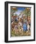 The Month of May, Tree Festival, Miniature from the Grimani Breviary, Folio 5, Verso, Flanders-null-Framed Giclee Print