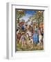 The Month of May, Tree Festival, Miniature from the Grimani Breviary, Folio 5, Verso, Flanders-null-Framed Giclee Print