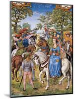 The Month of May, Tree Festival, Miniature from the Grimani Breviary, Folio 5, Verso, Flanders-null-Mounted Giclee Print