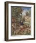 The Month of November: Gathering Acorns and Hunting Hares-null-Framed Giclee Print