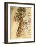 The Month of October: the Threshing of Acorns, Miniature from Martyrology by Adone-null-Framed Giclee Print