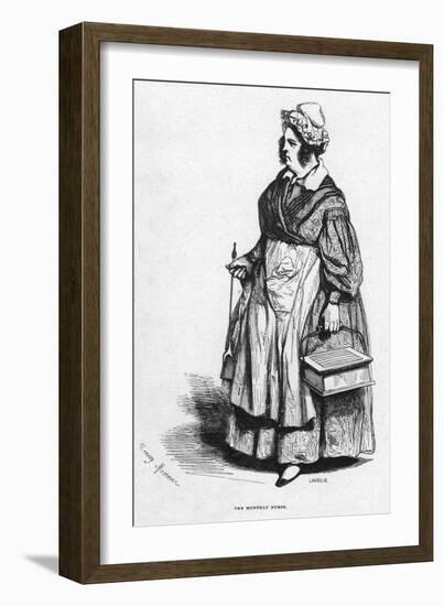 The Monthly Nurse, 19th Century-Lavieille-Framed Premium Giclee Print