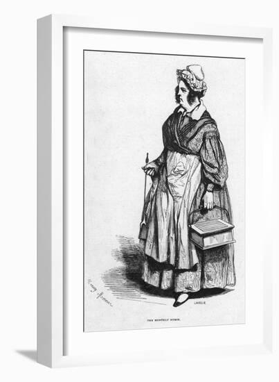 The Monthly Nurse, 19th Century-Lavieille-Framed Premium Giclee Print