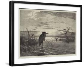 The Months, a Solitary Christmas Eve-George Bouverie Goddard-Framed Giclee Print