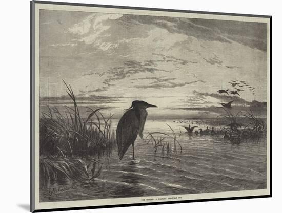The Months, a Solitary Christmas Eve-George Bouverie Goddard-Mounted Giclee Print