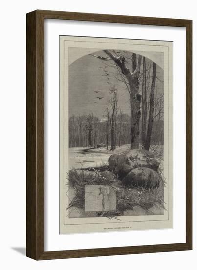 The Months, January-Charles Auguste Loye-Framed Giclee Print