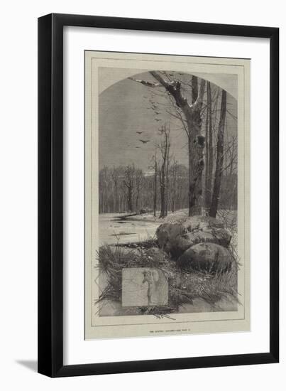 The Months, January-Charles Auguste Loye-Framed Giclee Print