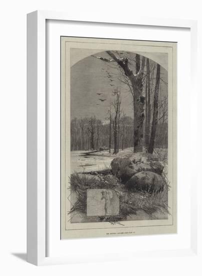 The Months, January-Charles Auguste Loye-Framed Giclee Print