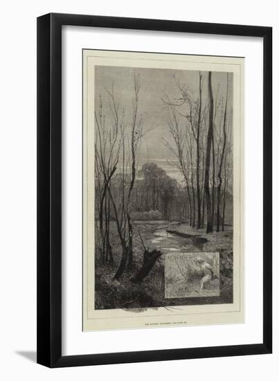 The Months, November-Charles Auguste Loye-Framed Giclee Print