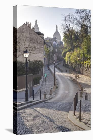 The Montmartre Area with the Sacre Coeur Basilica in the Background, Paris, France, Europe-Julian Elliott-Stretched Canvas
