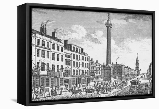 The Monument, City of London, c1755 (1903)-Thomas Bowles-Framed Stretched Canvas