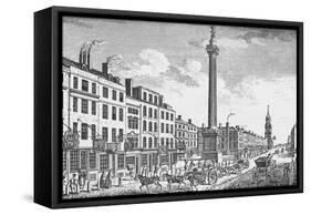 The Monument, City of London, c1755 (1903)-Thomas Bowles-Framed Stretched Canvas