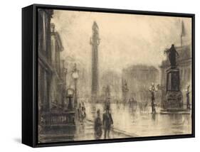 The Monument, London-Joseph Pennell-Framed Stretched Canvas