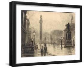 The Monument, London-Joseph Pennell-Framed Giclee Print
