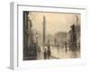 The Monument, London-Joseph Pennell-Framed Giclee Print