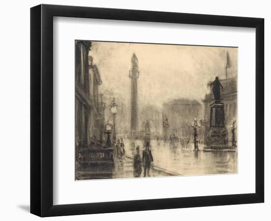 The Monument, London-Joseph Pennell-Framed Premium Giclee Print