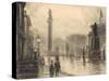 The Monument, London-Joseph Pennell-Stretched Canvas