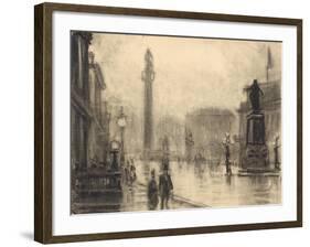 The Monument, London-Joseph Pennell-Framed Giclee Print